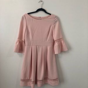 Eliza J Pink Crepe Dress